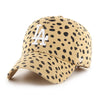 Los Angeles Dodgers Light Tan Cheetah 47 Brand Clean Up Dad Hat