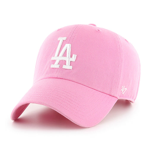 Los Angeles Dodgers Rose Pink 47 Brand Clean Up Dad Hat