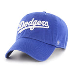 Los Angeles Dodgers 47 Brand Clean Up Dad Hat Royal/Script
