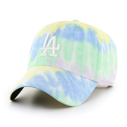 Los Angeles Dodgers 47 Brand Clean Up Dad Hat Tie-Dye