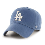 Los Angeles Dodgers 47 Brand Clean Up Dad Hat Timber Blue