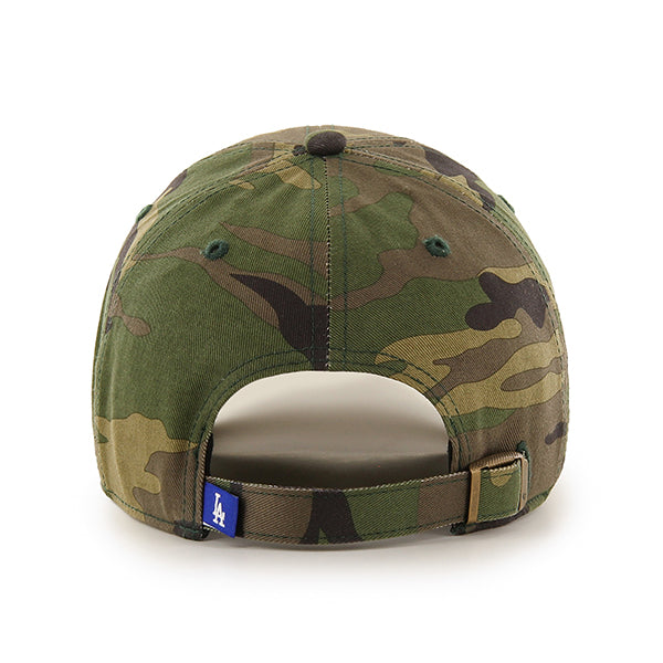 Los Angeles Dodgers 47 Brand Clean Up Dad Hat Unwashed Camo