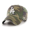 Los Angeles Dodgers 47 Brand Clean Up Dad Hat Washed Camo