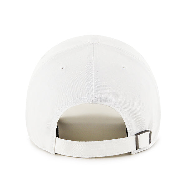 Los Angeles Dodgers 47 Brand Clean Up Dad Hat White/Pink