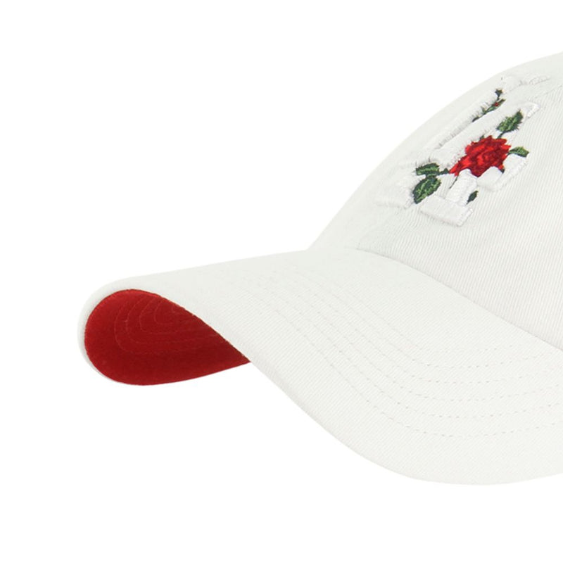 Los Angeles Dodgers Rose Thorn 47 Brand Clean Up Dad Hat White