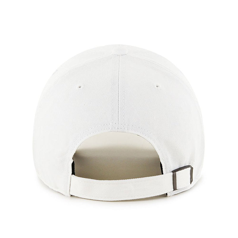 Los Angeles Dodgers 47 Brand Clean Up Dad Hat White on White
