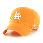 Los Angeles Dodgers 47 Brand Clean Up Dad Hat Yellow Gold