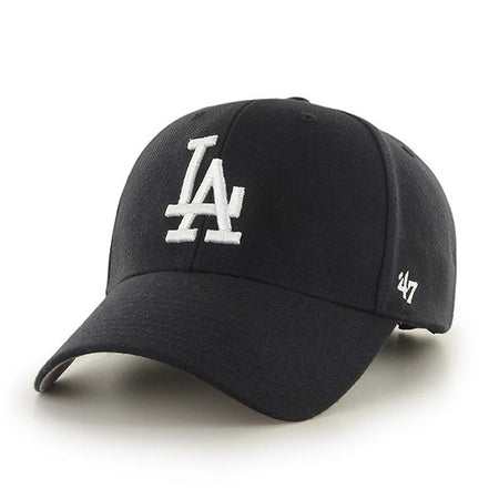 47 Brand Los Angeles Dodgers Charcoal Clean Up Cap - Black Adjustable