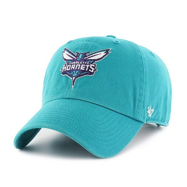 Charlotte Hornets 47 Brand Clean Up Dad Hat Neptune