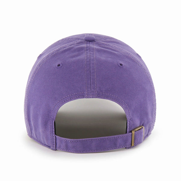 Charlotte Hornets 47 Brand Brockman Clean Up Dad Hat Vintage Purple