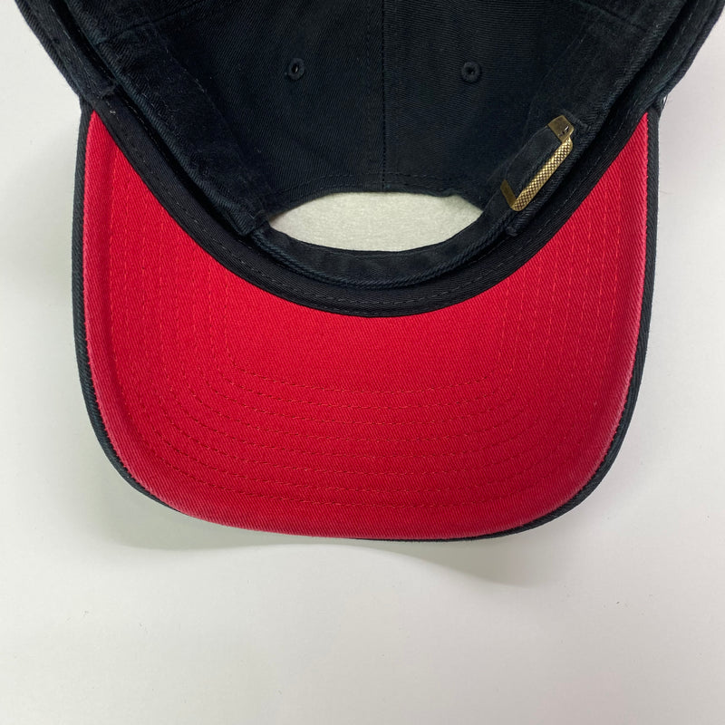New York Yankees Black Red 47 Brand Ballpark Clean Up Dad Hat