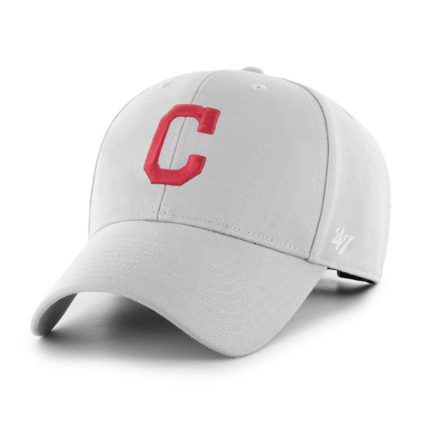 Cleveland Guardians 47 Brand MVP Hat Light Gray