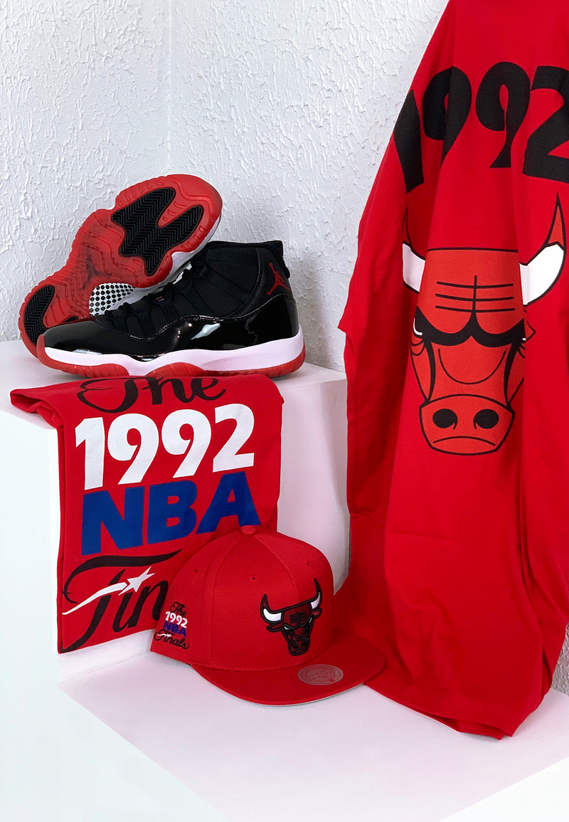 Chicago Bulls Mitchell & Ness 1992 NBA Finals T-Shirt Red