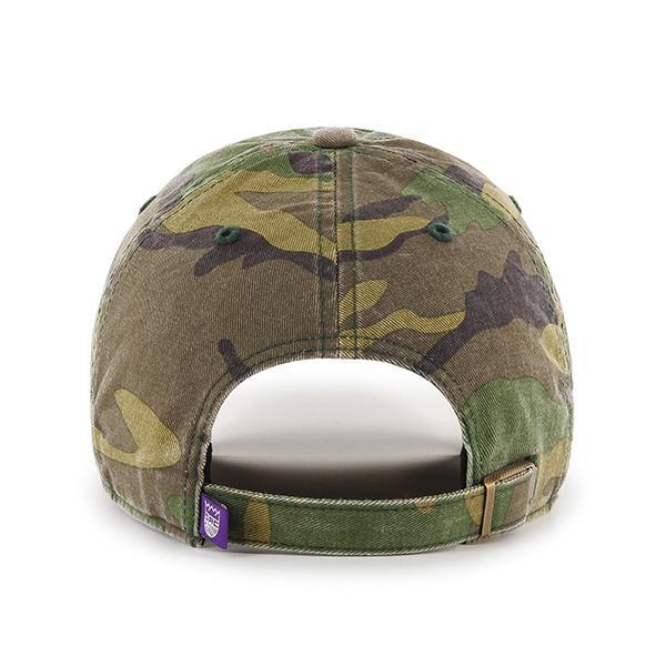 Sacramento Kings 47 Brand Clean Up Dad Hat Washed Camo