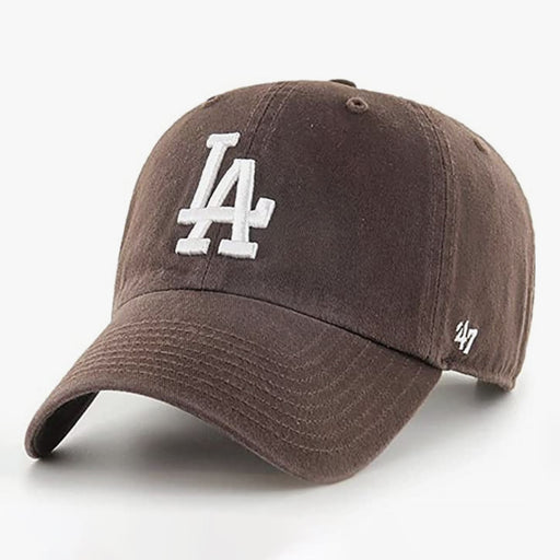 Los Angeles Dodgers Brown 47 Brand Clean Up Dad Hat