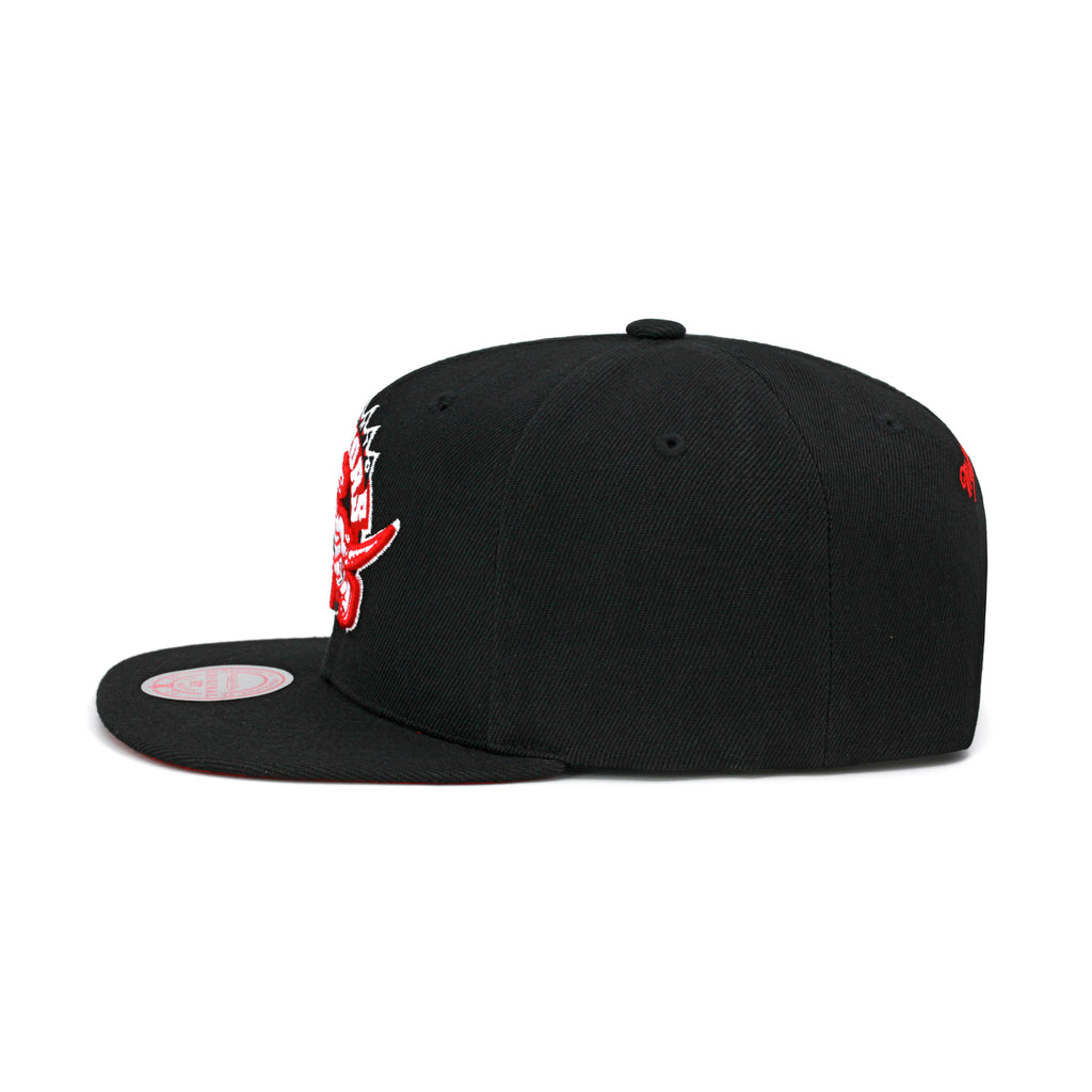 Toronto Raptors Mitchell & Ness Snapback Hat for Jordan 11 Retro Playoffs Bred