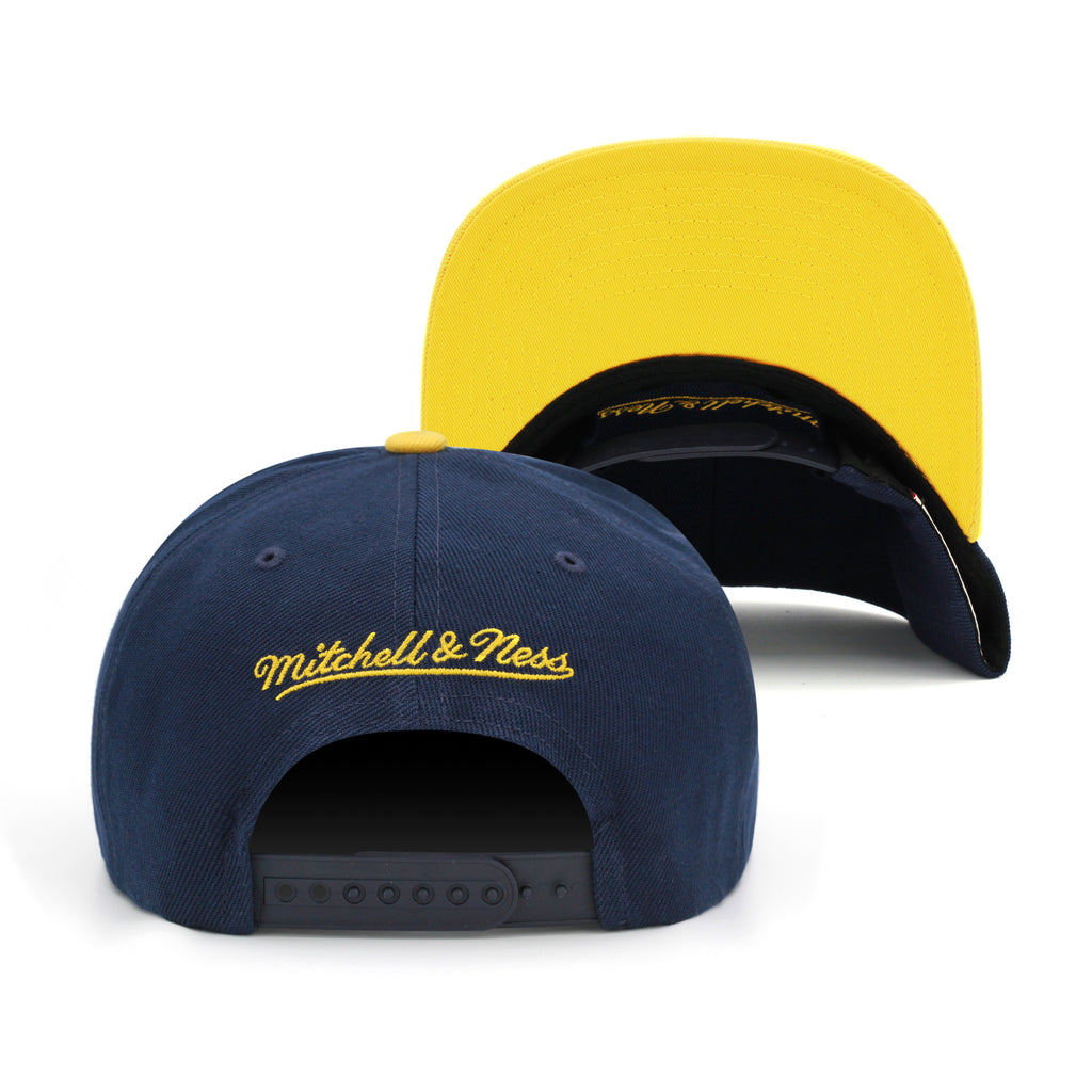 Memphis Grizzlies Mitchell & Ness Core Basic Snapback Hat Navy/Yellow