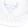 Chicago Bulls Mitchell & Ness Snapback Hat For Jordan 1 Mid Triple White 2.0