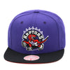Toronto Raptors Mitchell & Ness 2-tone Classic Snapback Hat Purple/Black