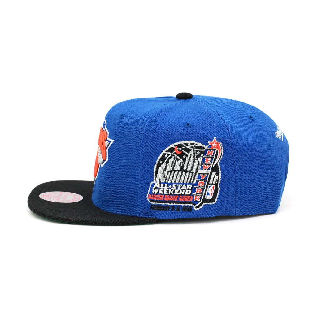 New York Knicks All Star 1998 Mitchell & Ness Snapback Hat Royal/Black