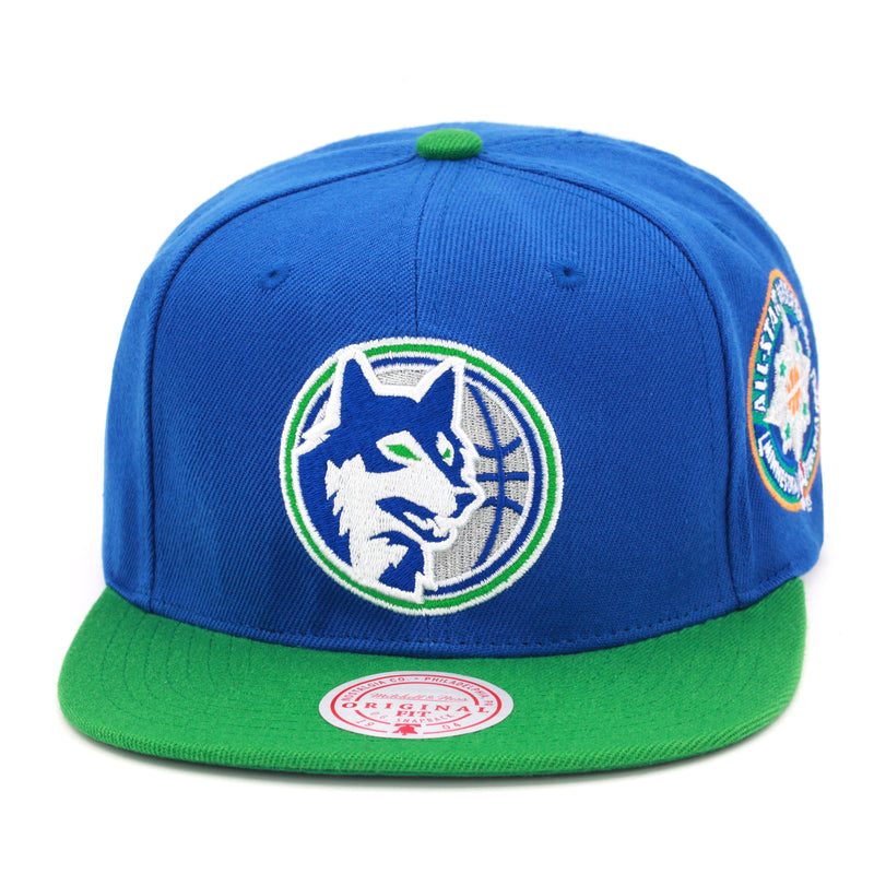 Minnesota Timberwolves Royal Mitchell & Ness NBA All Star 1994 Snapback Hat