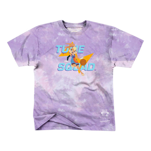 Mitchell & Ness X Space Jam 2 Tune Squad T-Shirt Unisex - Purple Tie-Dye/Lola