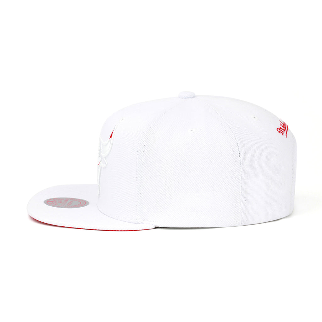 Los Angeles Raiders Logo Maroon Mitchell & Ness NFL Snapback Hat