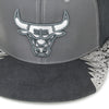 Chicago Bulls Mitchell & Ness Snapback Hat For Jordan 5 Retro Wolf Grey