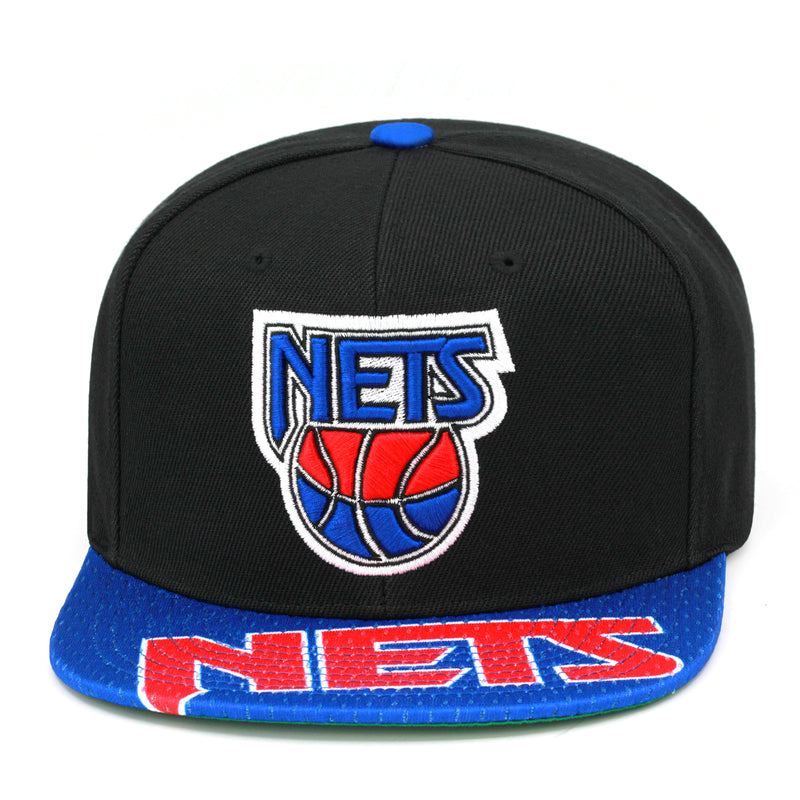 Brooklyn (New Jersey) Nets Mitchell & Ness Snapshot Snapback Hat Black