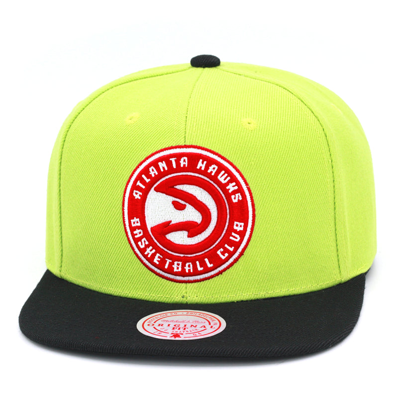 Atlanta Hawks Mitchell & Ness NBA Core Basic Snapback Hat Green/Black