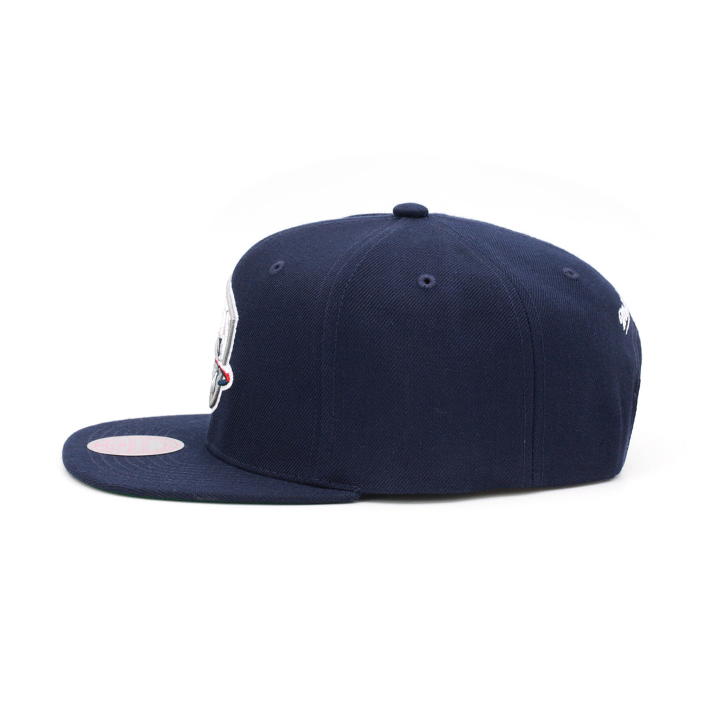 New Jersey Nets Mitchell & Ness Team Ground 2.0 Snapback Hat Navy