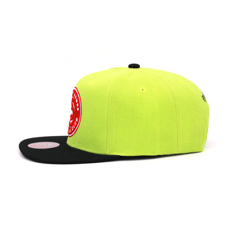 Atlanta Hawks Mitchell & Ness NBA Core Basic Snapback Hat Green/Black