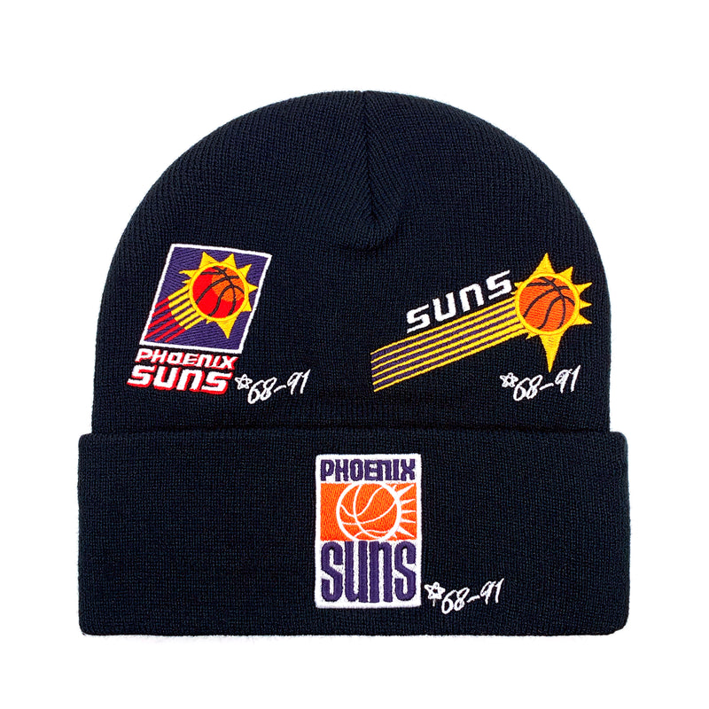 Phoenix Suns Mitchell & Ness Knit Beanie Hat - Black