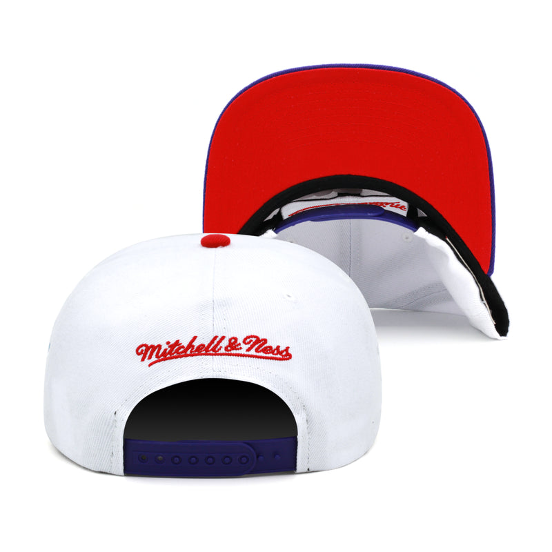 Charlotte Hornets 1991 All Star Game Mitchell & Ness Snapback Hat White/Purple