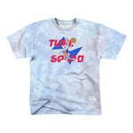 Mitchell & Ness X Space Jam 2 Tune Squad T-Shirt Unisex - Blue Tie-Dye/Bugs Bunny