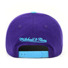 Utah Jazz Mitchell & Ness Flexfit Curved Brim Snapback Hat Purple/Blue
