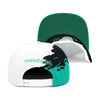 San Antonio Spurs Mitchell & Ness Paintbrush Snapback Hat Black/Teal