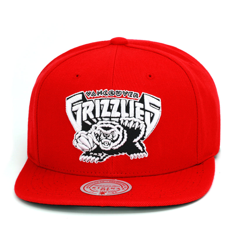 Vancouver Grizzlies Mitchell & Ness Snapback Hat for Jordan 4 Retro Toro Bravo