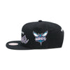 Charlotte Hornets Mitchell & Ness Team Script 2.0 Snapback Hat Black