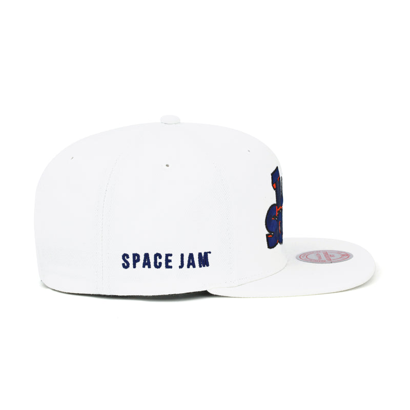 Mitchell & Ness X Space Jam 2 Snapback Hat - White/Tune Squad