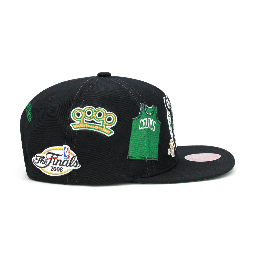 Boston Celtics Mitchell & Ness Snapback Hat "My City" Black