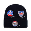Brooklyn Nets Mitchell & Ness Knit Beanie Hat - Black