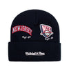 Brooklyn Nets Mitchell & Ness Knit Beanie Hat - Black