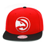 Atlanta Hawks Mitchell & Ness NBA Core Basic Snapback Hat Red/Black
