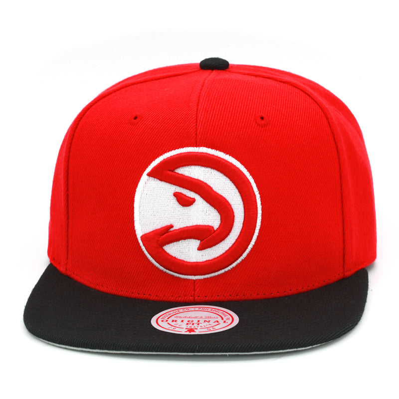 Atlanta Hawks Mitchell & Ness NBA Core Basic Snapback Hat Red/Black