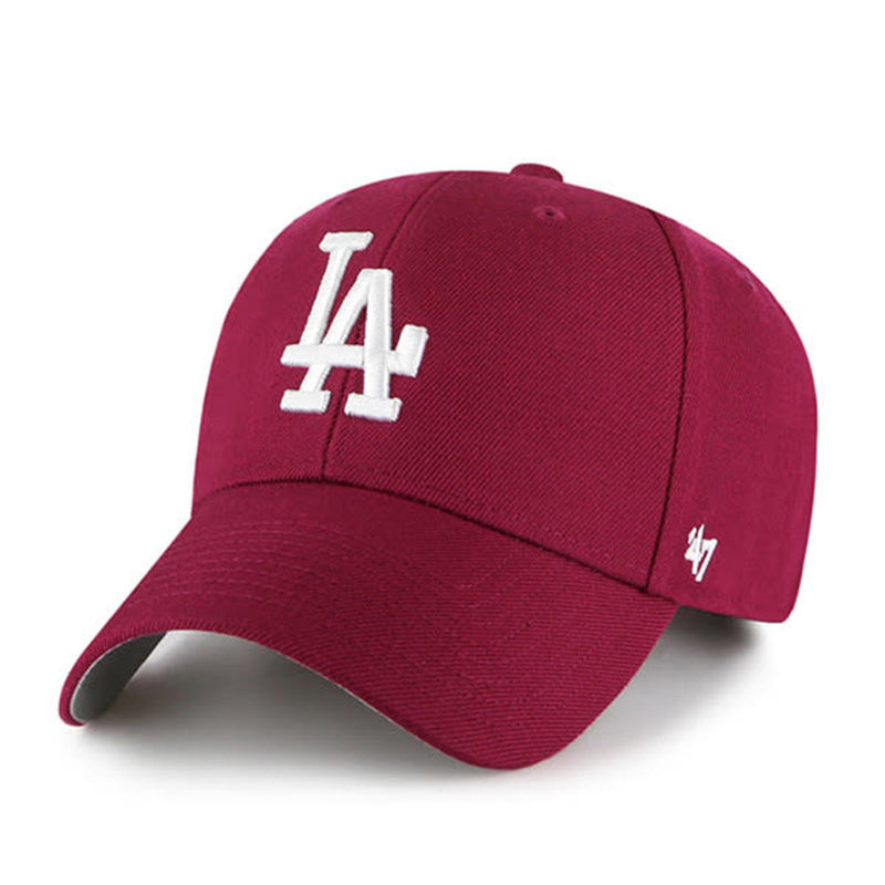 Los Angeles Dodgers 47 Brand MVP Hat Cardinal