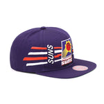 Phoenix Suns Mitchell & Ness Retro Bolt Deadstock Snapback Hat Purple