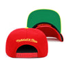 Atlanta Hawks Mitchell & Ness Team 2-tone 2.0 Snapback Hat Red/Yellow