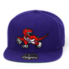 Toronto Raptors Mitchell & Ness Fitted Hat Purple