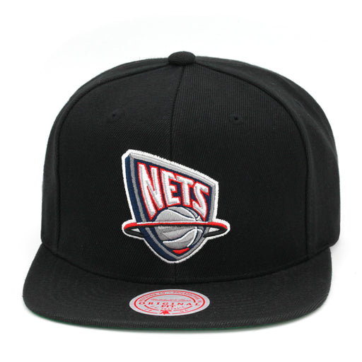 New Jersey Nets Mitchell & Ness Core Basics Snapback Hat Black